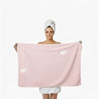 KEEPOZ Cotton Hair Towel Quick Dry Hair Towel Hair Drying Towels Suitable - Image 3
