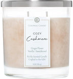 Colonial Candle Cozy Cashmere Scented Candle Jar, Highly Fragranced Candles by ColonialCandle