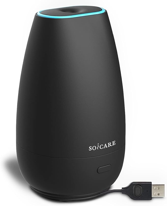 SOICARE Car Diffuser for Essential Oils, Small Portable Car Essential Oil by Inspiration+of+The+Nature