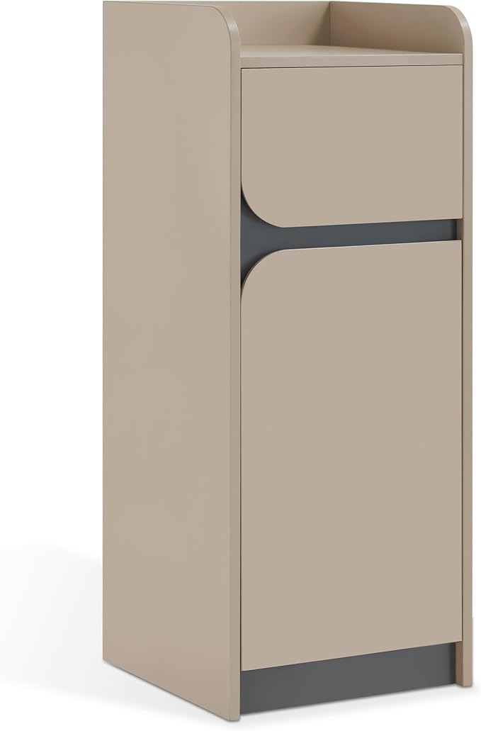 BarberPub Salon Spa Storage Cabinet, Barber Hair Stylist Station by BarberPub