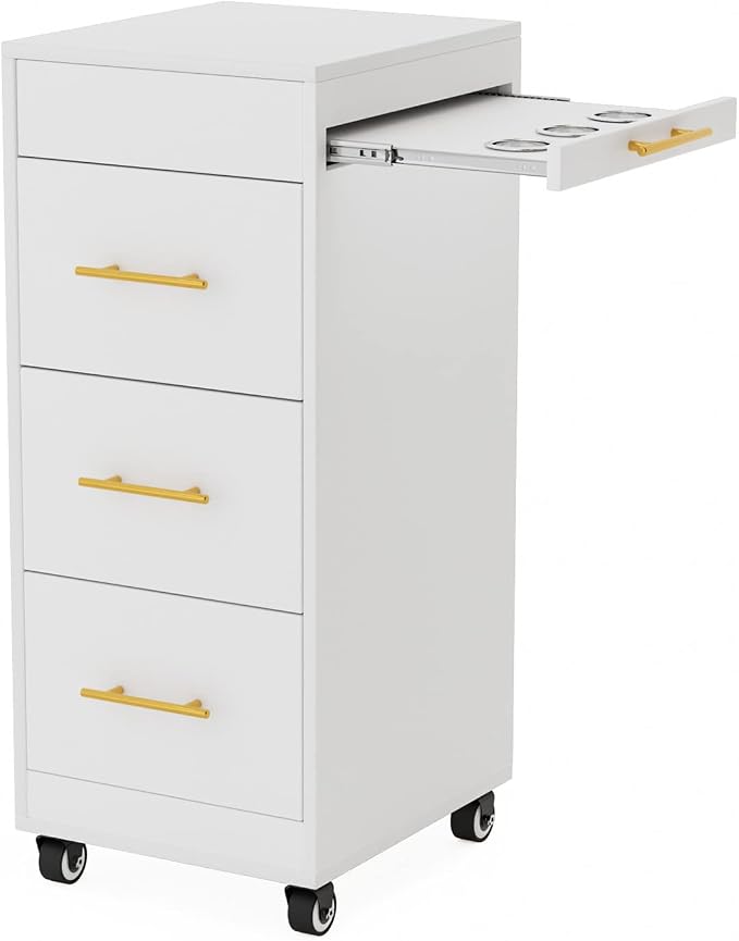Wood Salon Trolley with Wheels by mefeir