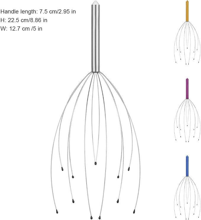 Yeipis 4 Pack Scalp Massagers, Handheld Head Massage Tingler, Scratcher - Image 2
