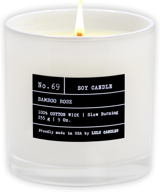 Lulu Candles | Bamboo Rose | Highly Scented Candles by LULUCANDLES