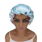 Adjustable Silk Satin Bonnet Hair Care Caps - Image 5