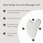 Yeamon Gua Sha Facial Tools and Face Roller Set, Facial Massage Tool - Image 4