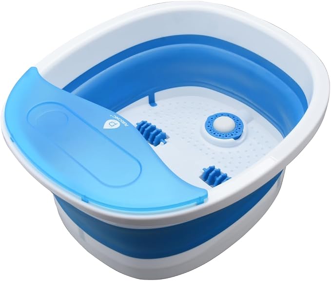 Pursonic Collapsible Wireless Footbath Spa Massager | Portable Acupressure by Pursonic