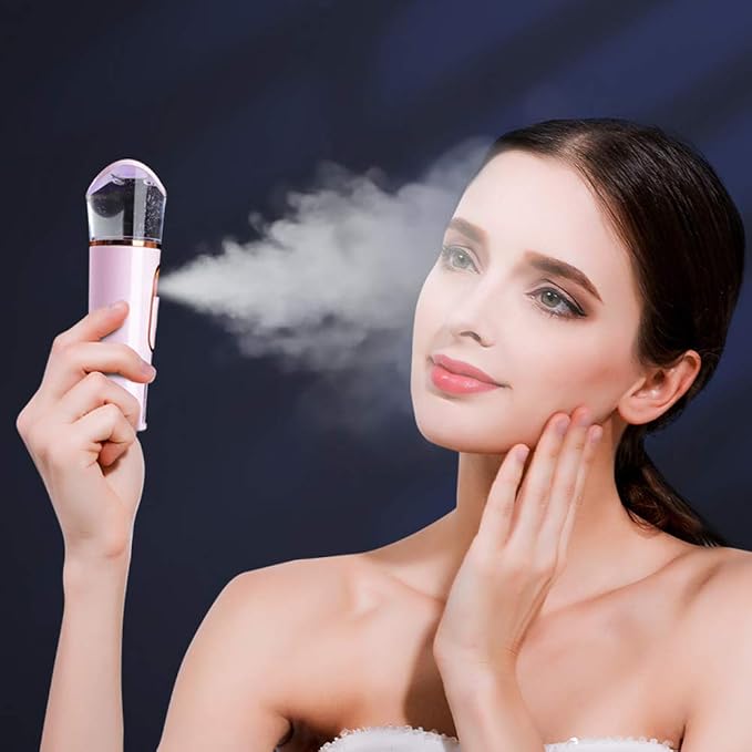 Handy Nano Facial Mister with Skin Analyzer Moisture Tester, Portable Nano Mist - Image 2