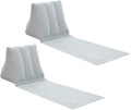 2X Inflatable Outdoor Sun Bath Beach Mat Pillows Flocking Beach Chairs by Auto-plaza