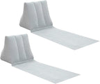 2X Inflatable Outdoor Sun Bath Beach Mat Pillows Flocking Beach Chairs by Auto-plaza