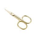 LIVINGO Professional Nail Cutter Scissors, Eyebrows/Eyelash Use, 3.5" Gold by LIVINGO