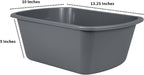 Vakly Wash Basins – Rectangular Plastic Hospital Bedside Soaking Tub - Image 3