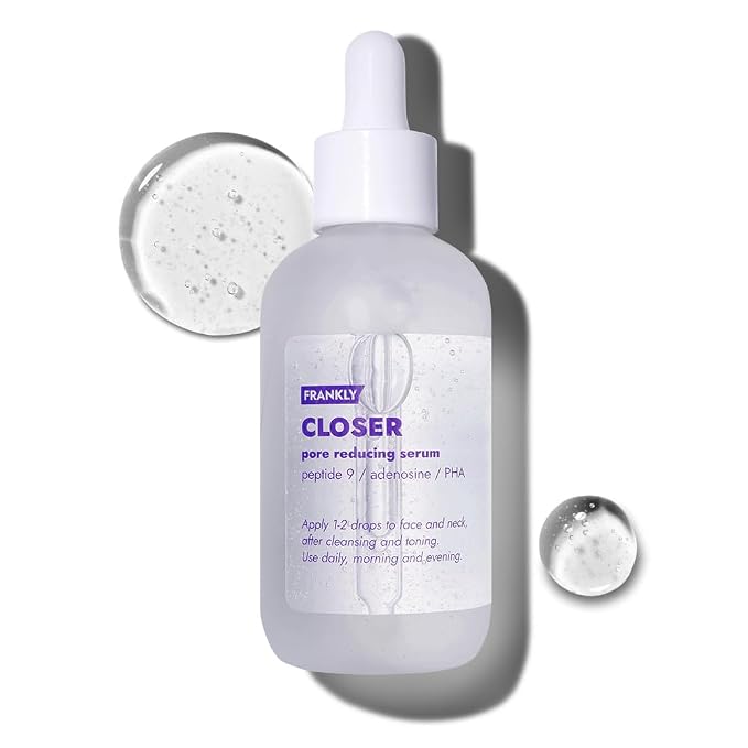 FRANKLY Closer Serum Mega Jumbo | Pore Minimizer Serum | 9 Peptides, Vegan by FRANKLY