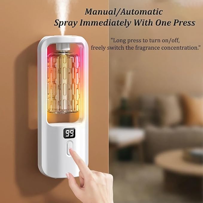 Aroma Diffuser Fragrance Essential Oil Aromatherapy Machine Wall Mounted - Image 4