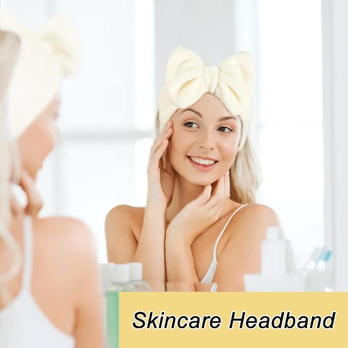 Shintop Spa Headband Soft Carol Fleece Makeup Headband - Image 6