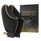 2 pcs Deep Exfoliating gloves Mitt Body Scrub, kessa hammam Glove Body Scrubber by Unknown