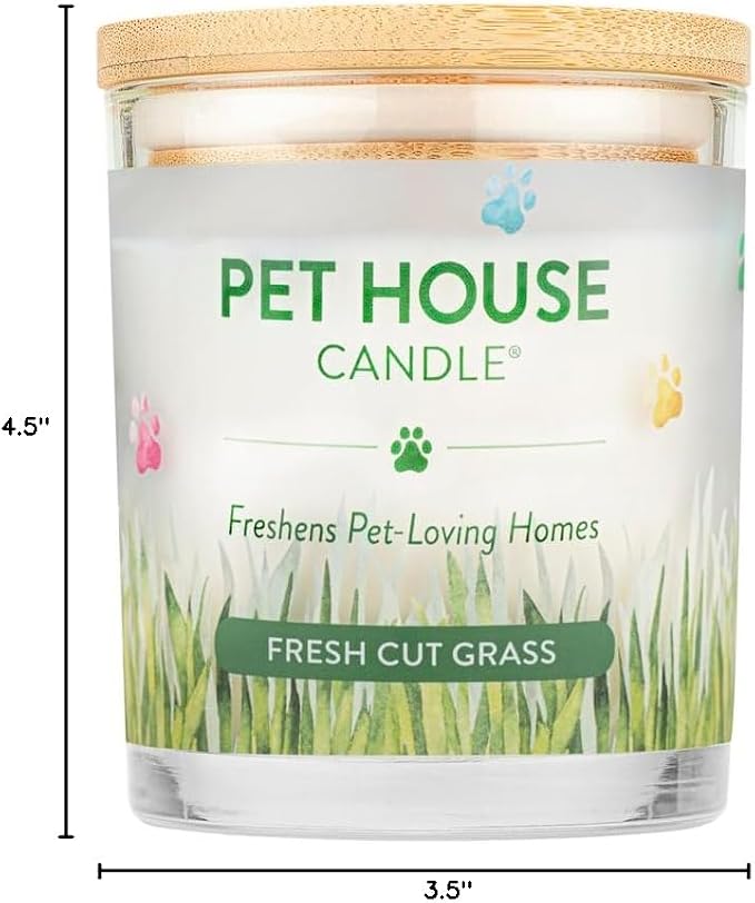 Pet House Candles, 9 oz Fresh Cut Grass Scented Candle, Clean Burning, Long - Image 10