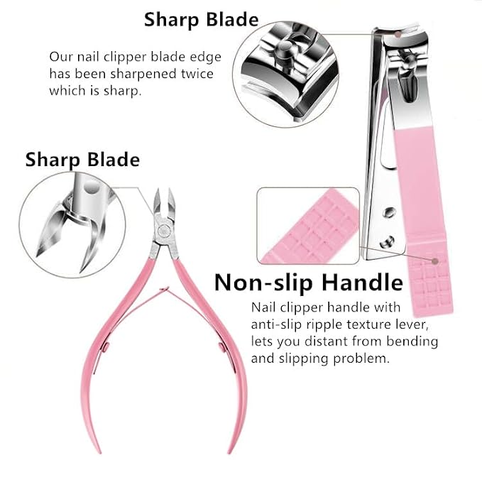 Nail Clippers Set Women Manicure Kit Nail Cuticle Kit - Image 7