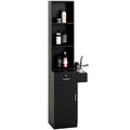 mefeir Salon Station, Barber Hair Stylist Storage Cabinet by mefeir
