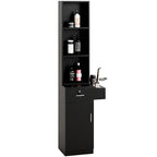 mefeir Salon Station, Barber Hair Stylist Storage Cabinet by mefeir