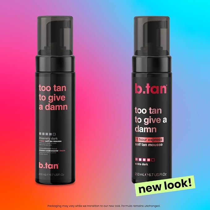 b.tan Ultra Dark Self Tanner Mousse | Too Tan - Image 4