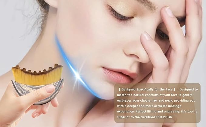 New Lymphatic Contour Face Brush, Lymphatic Drainage Massager - Image 5