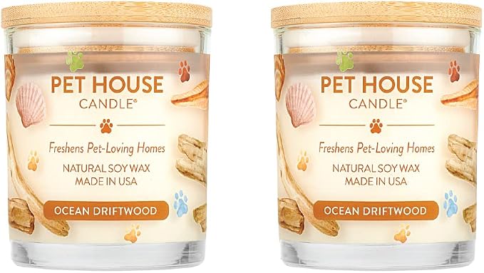 Pet House Candles, Clean Long-Burning, Scented Pet Friendly Candles, Plant-Based by OneFurAll
