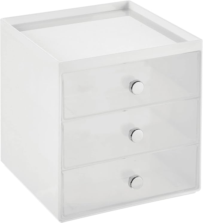 mDesign Makeup Organizer Storage Station Cube - Image 9
