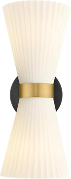 Indoor Wall Sconces, HWH Hardwired Black and Gold Bathroom Sconces Wall Lighting by HWHINVESTMENT