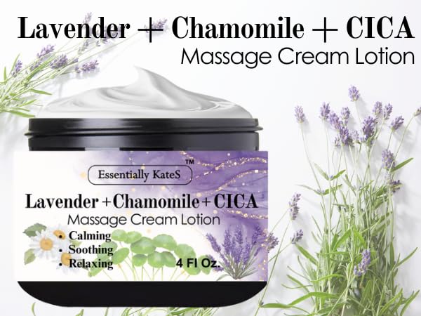 Essentially KateS Lavender + Chamomile + CICA Cream Lotion 4 Fl Oz - Image 2