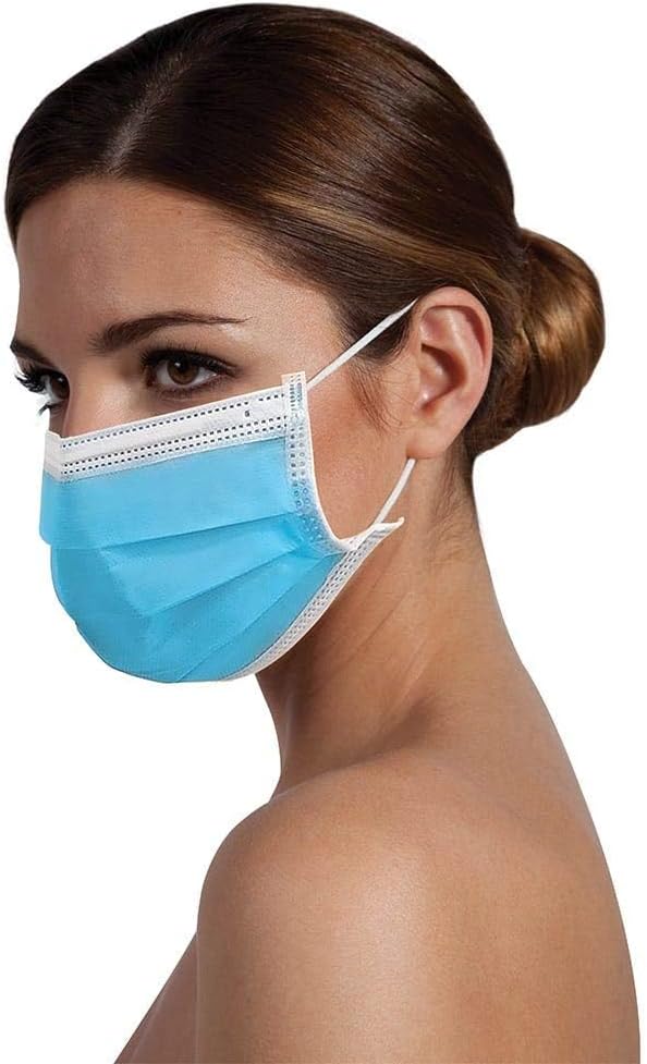 ForPro Professional Collection Single Use Ear Loop Mask, 3-Ply Disposable - Image 6