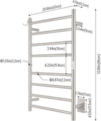 Wall Mounted Towel Warmer 8 Bars - Image 6