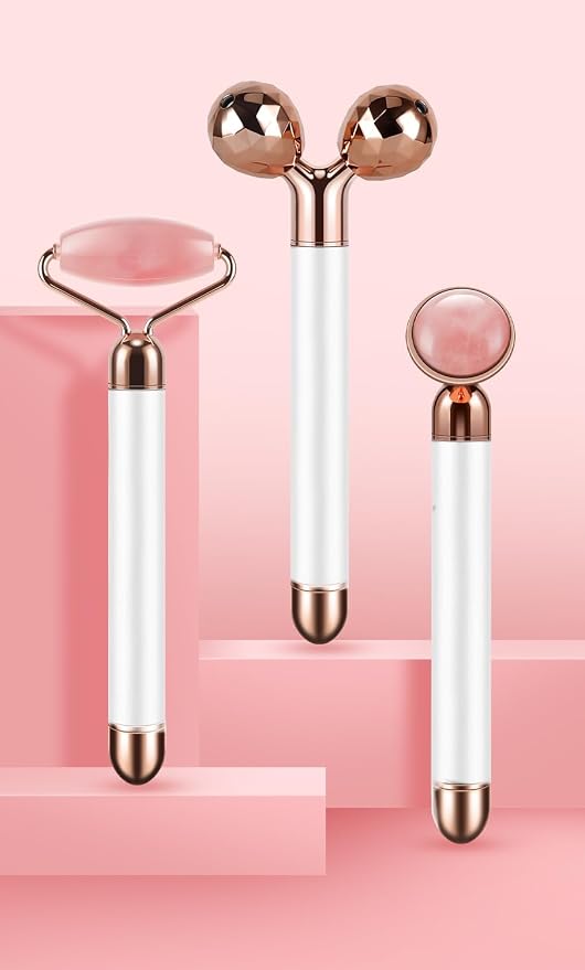 DANGSHAN 3-in-1 Electric Jade Roller 3D Roller Facial Roller & Face Massager - Image 9