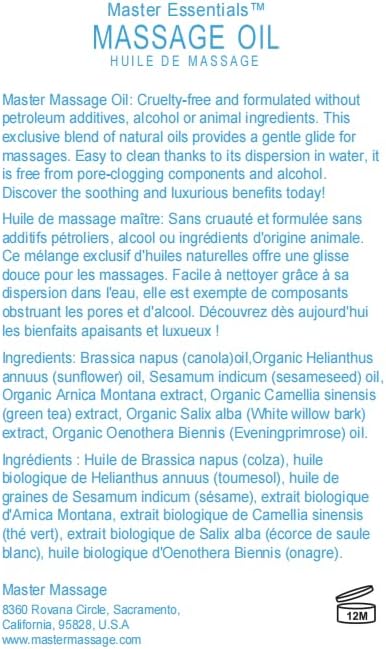 Master Massage SpaMaster Essentials Unscented Massage Oil 1 Gallon - Image 5