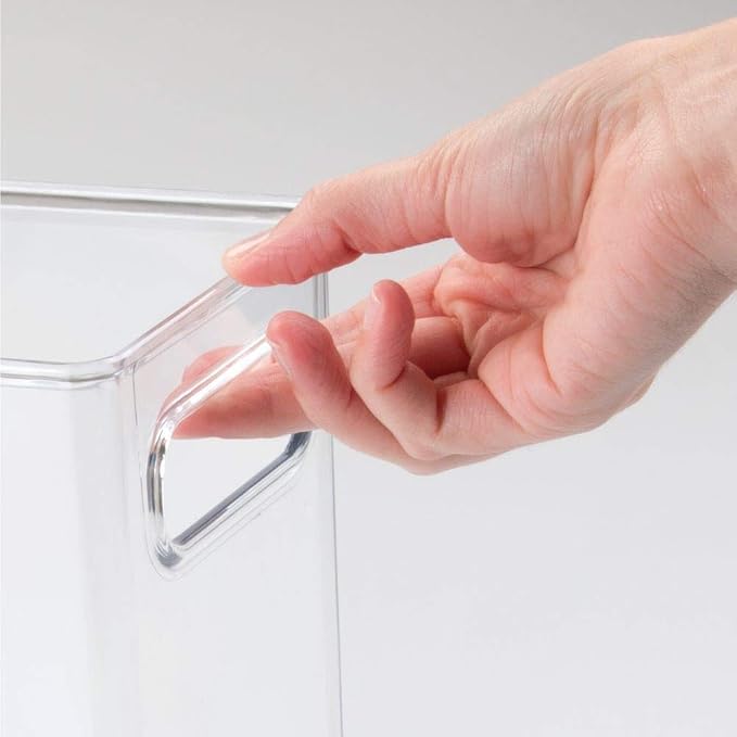 mDesign Slim Plastic Storage Container Bin - Image 6