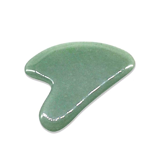 Gua Sha Facials Tools for Jaw Massage Tools Board Natural Jade Stone for SPA by Unknown