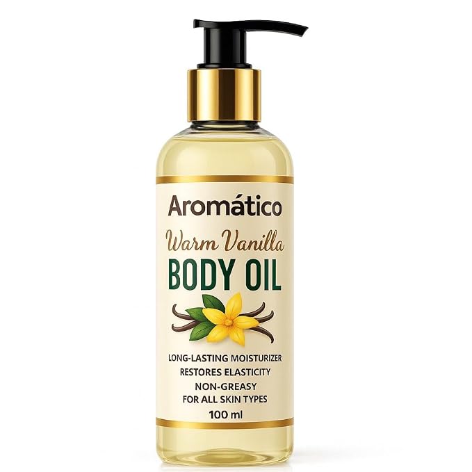 Aromatico Warm Vanilla Mini Body Oil - Image 2