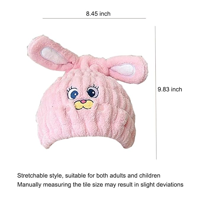 Kids Animal Hair Drying Towels, Extrame Soft & Ultra Absorbent, Fast Drying - Image 3