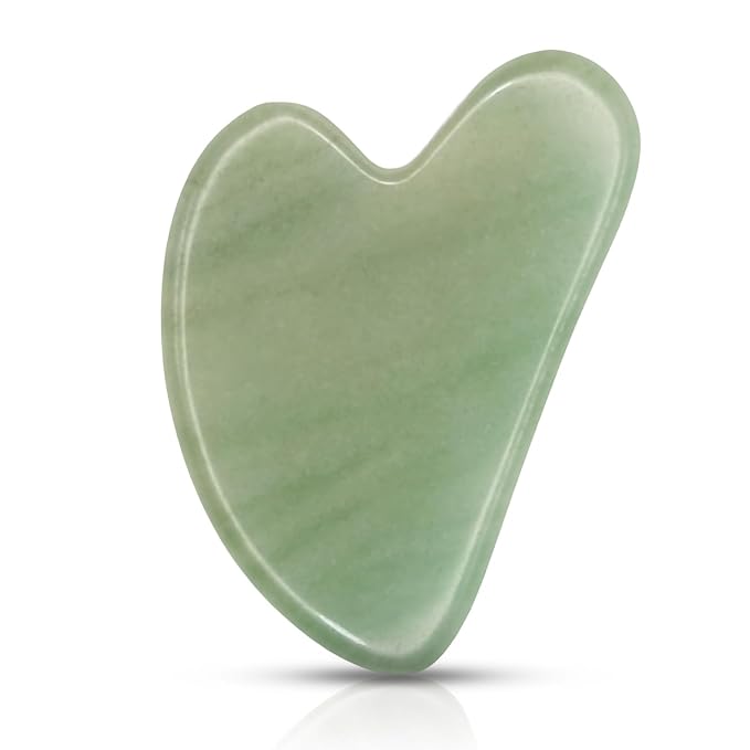 Gua Sha Facial Tools, Natural Jade Guasha Tool by FUIYOOCEN