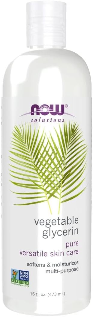NOW Foods Solutions, Vegetable Glycerin, 100% Pure, Versatile Skin Care by NOW
