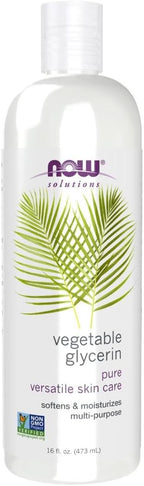 NOW Foods Solutions, Vegetable Glycerin, 100% Pure, Versatile Skin Care by NOW