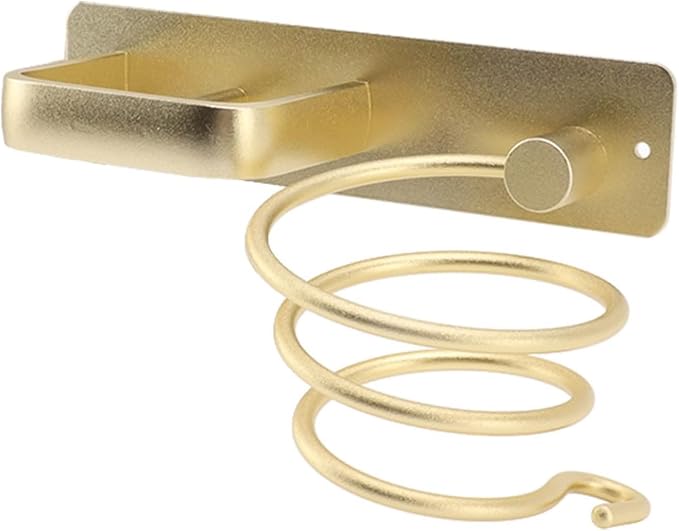 YUET Hair Dryer Holder Hairdryer Station Wall Mounted Shelf Bracket - Image 7