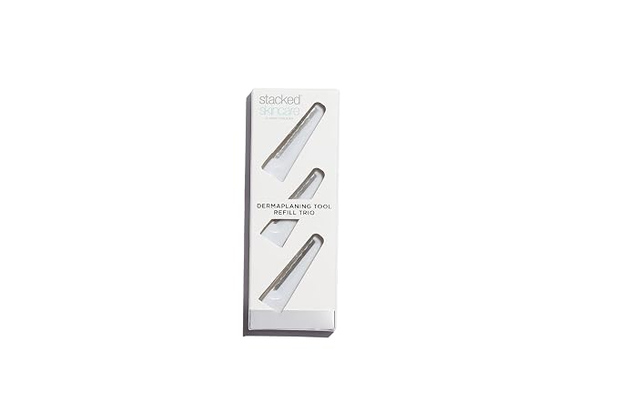 StackedSkincare Dermaplaning Replacement Blades – 3 Pack Face Razor Refills - Image 2
