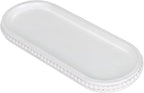 MAONAME Oval Long Narrow Wood Tray, Rustic Decorative Tray by MAONAME