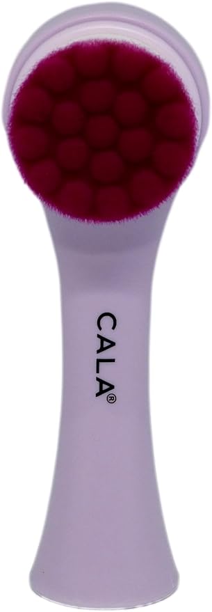 CALA Dual-Action Facial Cleansing Brush, Superfine Soft Bristles Deep Clean - Image 6