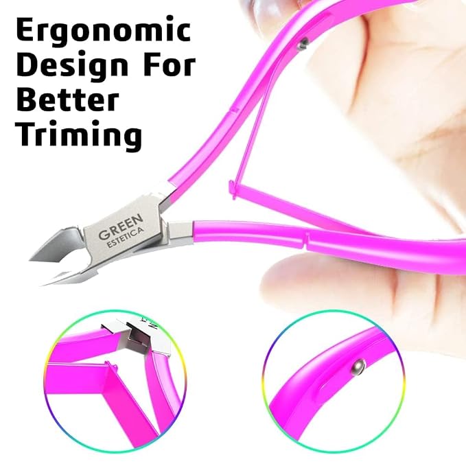 Professional Cuticle Trimmer Nail Cuticle Cutter Stainless Steel Cuticle Nippers - Image 5