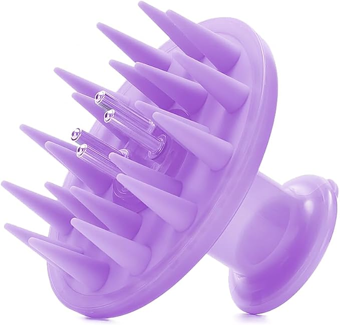 Hair Oil Applicator & Scalp Massager – Soft Silicone Bristles to Remove Dandruff by Unknown