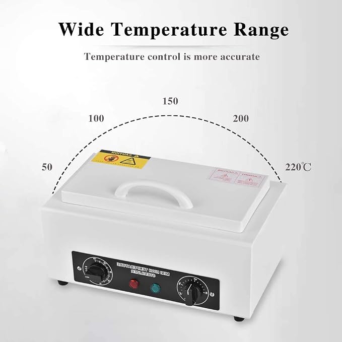 300W Heat Sterilizer NV-210 w/Timer Disinfection Box Manicure Pedicure SPA - Image 4