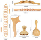 6-in-1 Wood Therapy Massage Tools – Lymphatic Drainage Massager Maderoterapia - Image 2