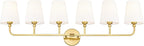Bathroom Light Fixtures, 42 Inch Brushed Gold Vanity Lights by Metwet