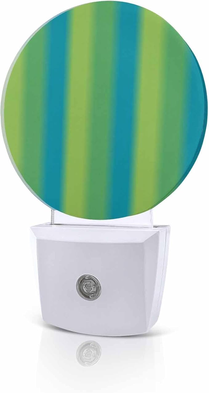 Night Lights Auto Sensor Sage Green Blue Night Light Gradient Color Stripe by Home+L6